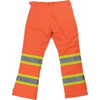 Womens Insulated Flex Safety Pant, Polyester, X-Small, High Visibility Orange Par Equipment