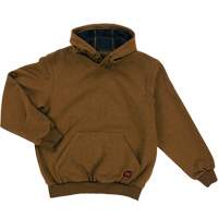 Water Repellent Fleece Pullover Hoodie, Men's, X-Small, Brown SHJ084 | Par Equipment
