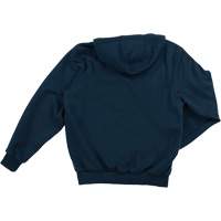 Water Repellent Fleece Pullover Hoodie, Men's, X-Small, Navy Blue SHJ092 | Par Equipment