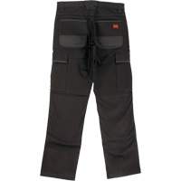 Pantalon de travail WP100, Coton/Spandex, Noir, Taille 0, Entrejambe 30 SHJ108 | Par Equipment