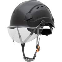 Fibre Metal Safety Helmet, Non-Vented, Ratchet, Black SHJ276 | Par Equipment