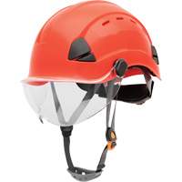 Fibre Metal Safety Helmet, Non-Vented, Ratchet, Red SHJ277 | Par Equipment