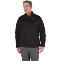 M12 Heated Toughshell Jacket with Battery, Men's, Medium, Black Par Equipment