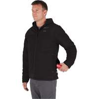 M12 Heated Quietshell Jacket with Battery, Men's, Medium, Black Par Equipment