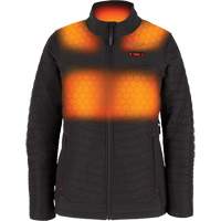 M12 Heated Axis Jacket with Battery, Women's, Small, Black Par Equipment