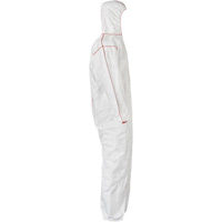 SFR Coveralls with Hood, Medium, White, Tyvek&reg; 400 Par Equipment