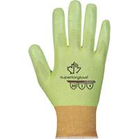 Hi-Viz S18TAXFN Cut-Resistant Gloves, Size 6, 18 Gauge, Foam Nitrile Coated, TenActiv Shell, ASTM ANSI Level A9 Par Equipment