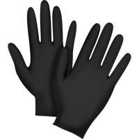 Emballages de gants jetables pour machine distributrice, Petit, Nitrile, 5 mils, Sans poudre, Noir, Classe 2 Par Equipment
