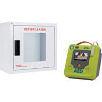 AED Plus<sup>®</sup> Defibrillator & Wall Cabinet Kit, Semi-Automatic, French, Class 4 SHJ774 | Par Equipment