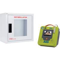 Ensemble armoire murale et défibrillateur AED 3<sup>MC</sup>, Semi-automatique, Anglais, Classe 4 SHJ775 | Par Equipment