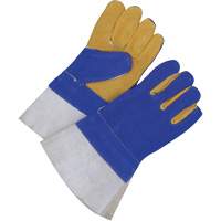 Lined Welder's Gloves with 5" Cuff, Split Cowhide, Size 2X-Large Par Equipment