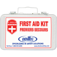 Shield™ First Aid Kit, CSA Type 1 Personal, Personal (1 Worker), Metal Box SHJ844 | Par Equipment