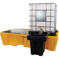 Double IBC Spill Pallet, 317 US gal. Spill Capacity, 89" x 57" x 23" Par Equipment