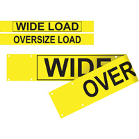 Double Sided Wide Load/Oversized Load Banner, Vinyl, 96" W x 12" H Par Equipment
