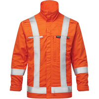 UltraSoft&reg; 7 oz. Skyline Summer Bomber Jacket, Small, High Visibility Orange Par Equipment
