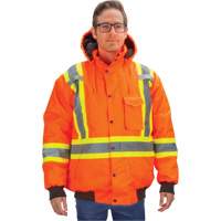 Waterproof 7-in-1 Winter Parka, High Visibility Orange, Medium Par Equipment