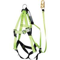 FBH-10000A6440-4 4' Class A Harness & Lanyard with 350 lbs. Capacity, Harness/Lanyard Combo Par Equipment