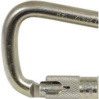 CP-03015-1 Zinc Plated Carabiner with 1" Gate Opening, Steel Par Equipment