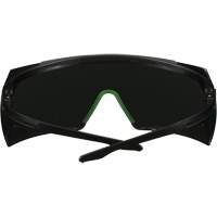 SecureFit 3700 Series Safety Glasses SF3750AS-BLK, Grey/IR 5.0 Lens, Anti-Scratch, ANSI Z87+/Meets/Exceeds CSA Z94.3 Par Equipment