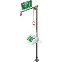 Combination Shower with Closed ABS Bowl & Botton Inlet, Pedestal Par Equipment