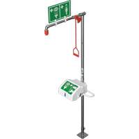 Combination Shower with Closed ABS Bowl & Top Inlet, Pedestal Par Equipment