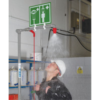 Douche combin&eacute;e avec cuvette ferm&eacute;e en ABS et entr&eacute;e sup&eacute;rieure, Socle Par Equipment