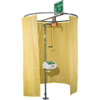 Pipe Mounted Safety Shower Modesty Curtain Par Equipment
