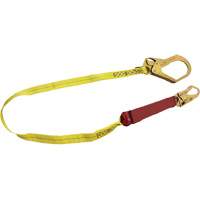 External Energy Absorber Lanyard with 2-1/4" Hook, 6', Snap Hook Center, Snap Hook Leg Ends, Polyester Par Equipment