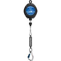 Self-Retracting Lifeline, 30', Galvanized Steel, Swivel Par Equipment