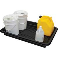 Spill Tray, 24" L x 36" W x 4.5" H, 18 US gal. Spill Capacity Par Equipment