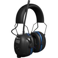 Black & Blue Air Defender AM/FM BT Earmuffs, Headband Style, 25 dB Par Equipment