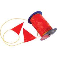 Warning Line with Flags, 328' L, Orange/Yellow Par Equipment