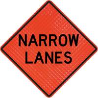 Enseigne enroulable Quadra Flex avec symbole de contr&ocirc;leur de la circulation Par Equipment