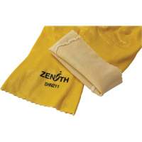 Rough-Finish Chemical-Resistant Gloves, Size 9, 12" L, PVC, Interlock Inner Lining, 47-mil Par Equipment