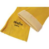 Rough-Finish Chemical-Resistant Gloves, Size 9, 14" L, PVC, Interlock Inner Lining, 47-mil Par Equipment