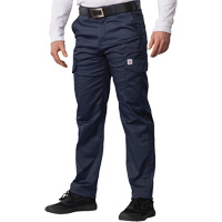 Pantalon cargo Big Flex, Poly-coton/Spandex, Bleu marin, Taille 46, Entrejambe 30 Par Equipment