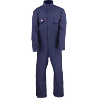 Westex UltraSoft&reg; Welder's Coverall - Regular, Size Small, Navy Blue Par Equipment