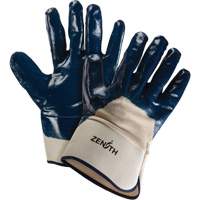 Heavyweight Safety Cuff Gloves, 11/2X-Large, Nitrile Coating, Cotton Shell Par Equipment