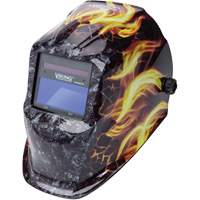 VIKING 1740 Ignition Auto-Darkening Welding Helmet, 3.78" L x 1.67" W View Area, 9 - 13 Shade Range Par Equipment