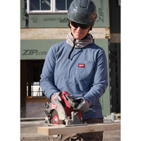 T-shirt &agrave; manches longues avec poches GRIDIRON, Femmes, T-petit, Bleu Par Equipment