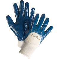 Gants &agrave; doublure interlock de poids moyen, 9/Grand, R&ecirc;vetement Nitrile, Enveloppe en Coton Par Equipment