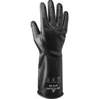 874 Chemical-Resistant Gloves, Size Small/7, 14" L, Butyl Rubber, 13.78-mil Par Equipment