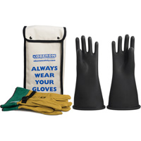 Class 2 Rubber Electrical Glove Kit, 9, 14" L, 37 cal/cm², NFPA 70E Par Equipment