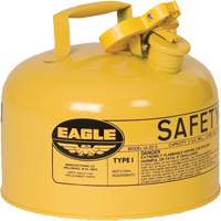 Safety Can for Diesel, Type I, Galvanized Steel, 2.5 US gal., Yellow, FM Approved/UL/ULC Listed Par Equipment