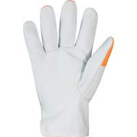 Gants haute visibilit&eacute; r&eacute;sistants &agrave; la coupe Endura Pro, Taille Petit, Enveloppe en Cuir de vache, ASTM ANSI niveau A6 Par Equipment