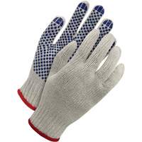 Deny&reg; Poly-Cotton Glove with PVC Dots, Size Small Par Equipment