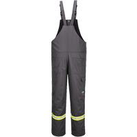 Pantalon &agrave; bavette isol&eacute; 88/12 Bizflame, Coton/Nylon, Petit, Gris Par Equipment