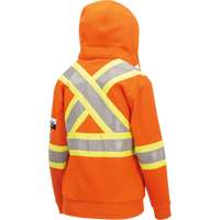 Heavyweight Safety Hoodie, Women's, X-Small, High Visibility Orange Par Equipment