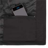 Veste chauffante Softshell, Hommes, Petit, Noir Par Equipment