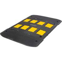 Bosse de d&eacute;c&eacute;l&eacute;ration avec embouts d'extr&eacute;mit&eacute;s, Caoutchouc, 3' lo x 40" la x 2" h Par Equipment